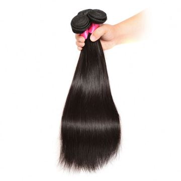 Wholesale Price Original Unprocessed Long 30inch Virgin Cuticle Aligned Brazilian Straight Hair Bundle with Lace Closure