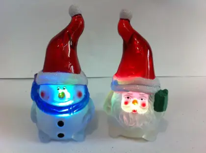 Color Led Christmas Night Lights for Santa and Snowman Lights
