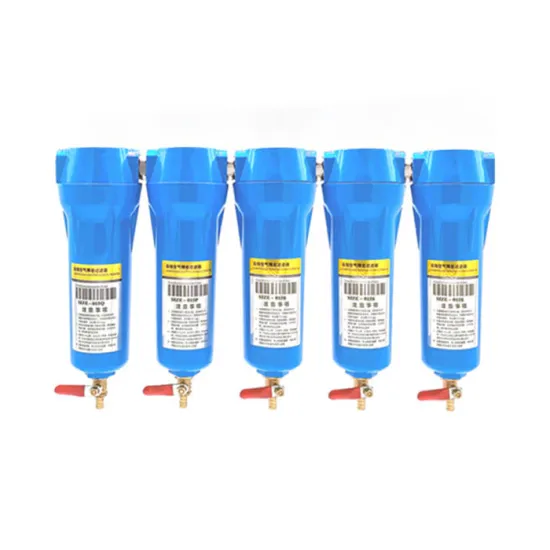 High precision line filters for screw air compressor