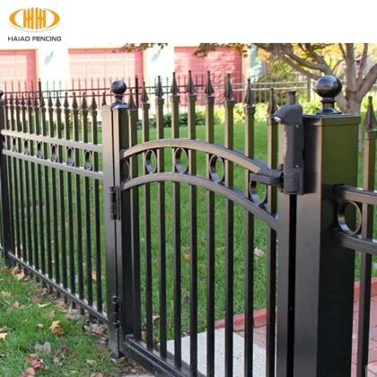 Classical design spear top metal fencing for garden