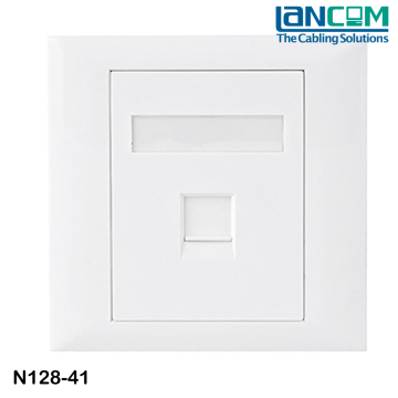 Lancom Over 10 Years Experience Exporting best selling AMP rj45 rj11 cat5e face plate 86x86mm