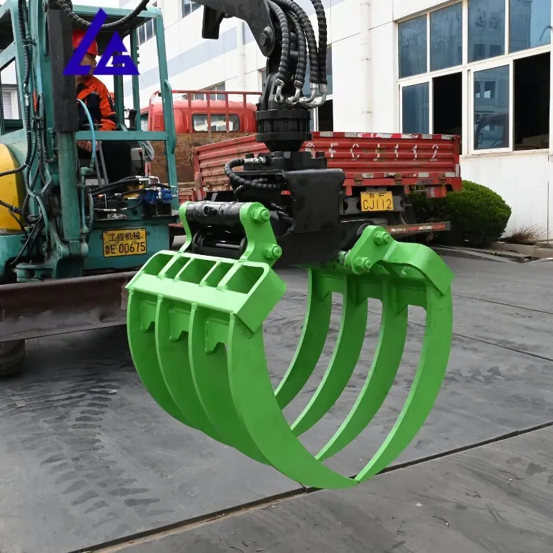 Clamshell Grapple for Industrial Waste Material Handling