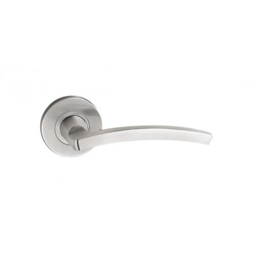 Simple stainless steel shower door handle