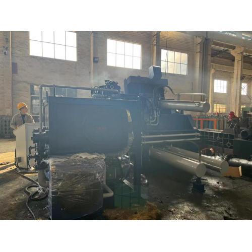 Scrap Metal Steel Aluminum Cans Recycling Baling Press