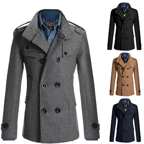 mens peacoat slim fit