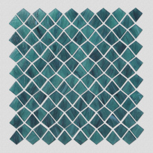 Forma de cometa de vidrio mosaico de mosaico salpicadura de baldosas de espalda