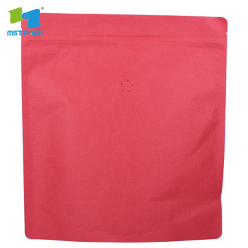 Low moq black matte tea paper bag packaging
