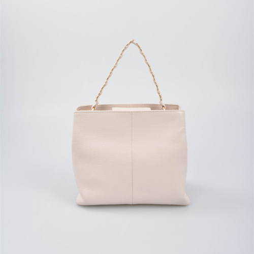 Kleine Handtasche Einhand Mini Tote beige