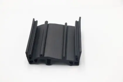 Transportation railway door and window rubber sealing strip