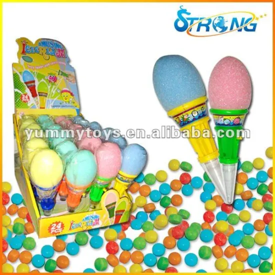 Ice Cream Ball Shooting Gun Toy Candy
