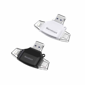 Factory CUSTOM LOGO All In 1 USB OTG Card Reader Micro TF SD Card Reader Type C USB C for Micro USB Memory