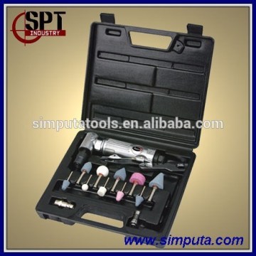 16pcs 1/4" Air Angle Die Grinder Kit (SPT-14210K)