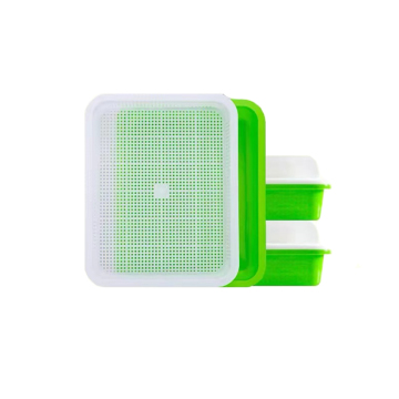 Seed Sprouter Tray Soil-Free Food PP with cover