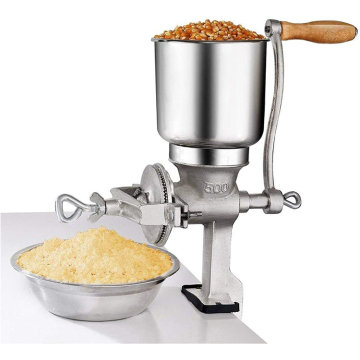 Hand Operated Cast Iron Flour Mill Machine for Maize and Wheat