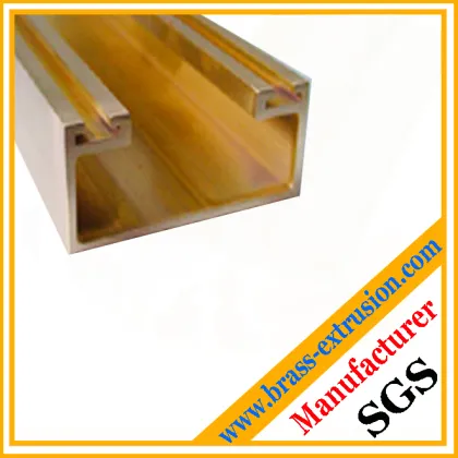 Golden red copper bar