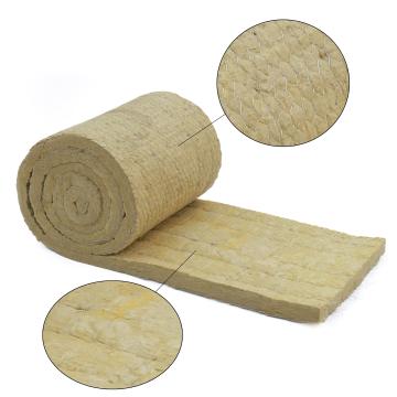 Stone Wool Roll with Wire Mesh for Building Insulation