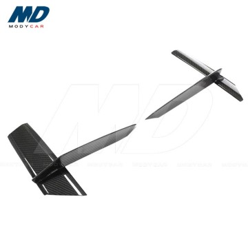 Dry Carbon Fiber Front Bumper Scoop for 2020-2022 Audi RS7 4D
