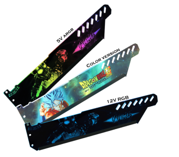 Custom RGB Panel-GPU Holder for Anime/Game Themes - 12V/5V RGB/MB SYNC