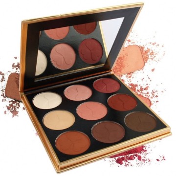 High Pigment Private Label 9 Farben Palette Lidschatten