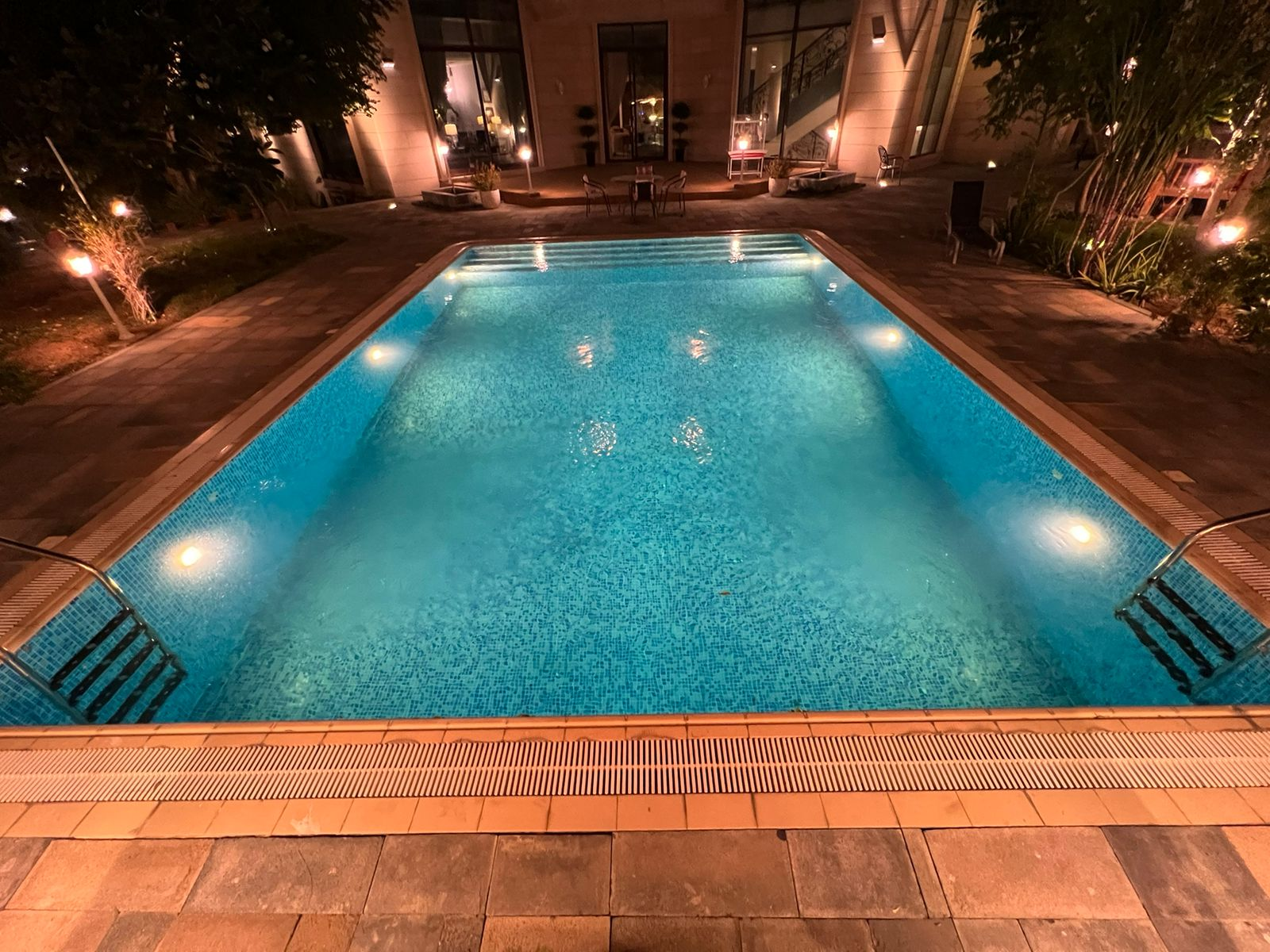 pool light installation in Dubai