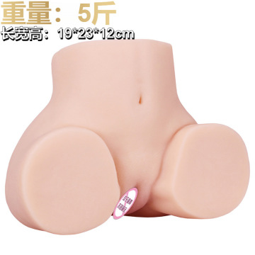 Portable silicone mold for male masturbation