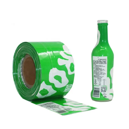 Custom Logo Shrink Sleeve Labels for Plastic Bottles PET PVC Shrink Labels