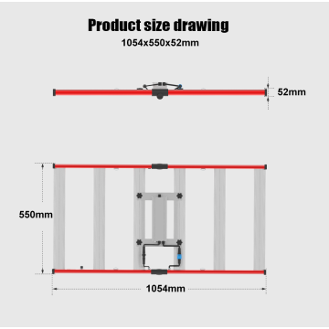 Veg 꽃 320W LED 식물 성장 빛 스트립