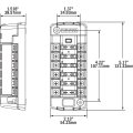 5035 St Blade Fuse Block 6 Circuit indépendant