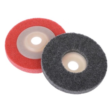 4 Inch Nylon Fiber Wheel Non Woven Abrasive Disc for Metal, Ceramic, Marble, Wood & Crafts