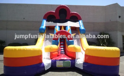 18ft tall intex inflatable water slide with free blower