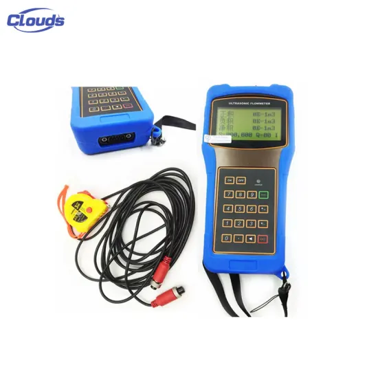 High Accuracy Ultrasonic Flowmeter for Industrial Use: Clouds Portable Gas, Sewage, and Fuel Water Sensor
