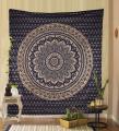 Tapiz de Ocean de Luna llena Hanging Moonlight Garden Tapestry