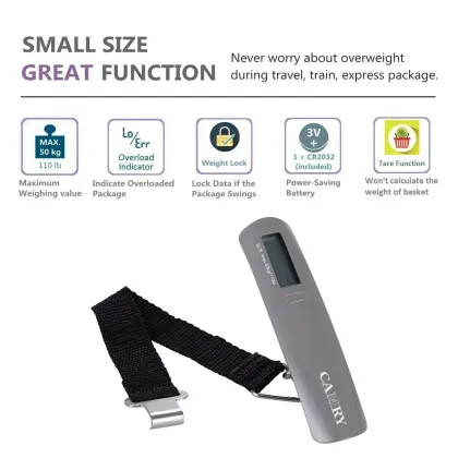 Portable Digital Luggage Scales for Travel Weighing