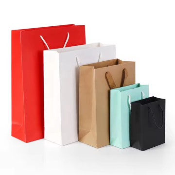 Eco-Friendly Custom Paper Gift Bags for Weddings and Jewelry Packaging