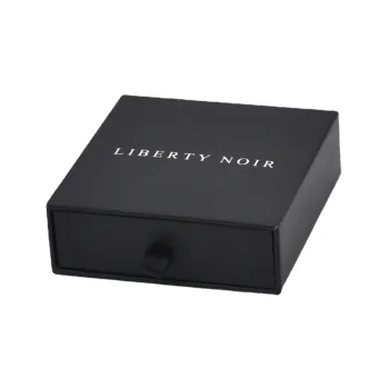 Custom Black Small Gift Box for Jewelry Belt & Silk Scarf