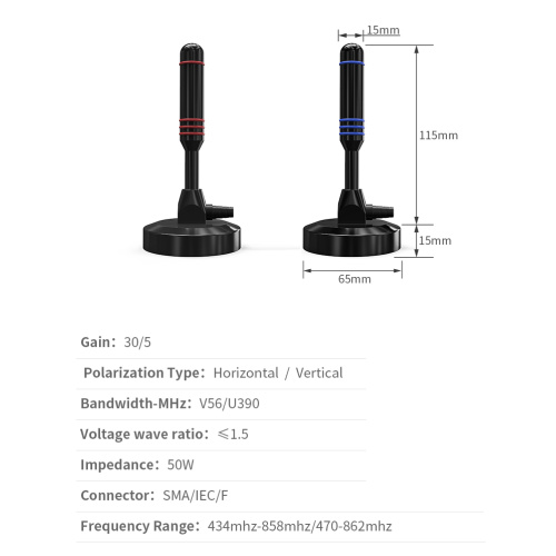 Alta ganancia con antena de TV digital Amplifirer 28DBi