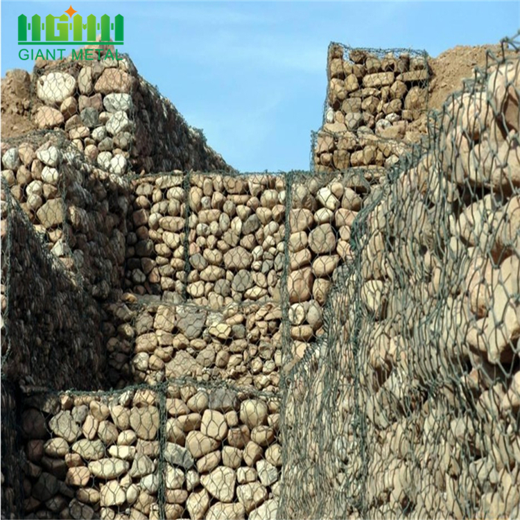 Wire stone cage wire mesh gabion