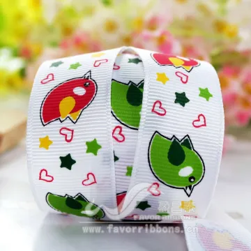 Bird Printed Ribbon