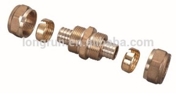 Lead Free Cross Brass Fitting With Ring