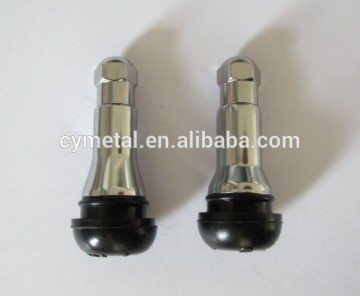 CY- Tubeless Rubber-Brass Sleeve Cap Tire Valves Stem TR413AC