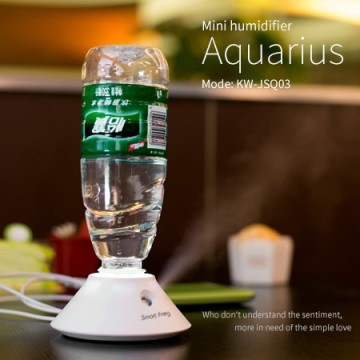 Cool Mist Personal Mini Humidifier USB Operated Portable Travel Humidifying Device for use with Water Bottles