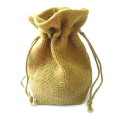 Custom color burlap bag cotton drawstring