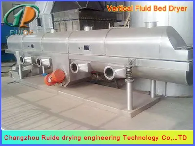 Vibrating fluid bed dryer / vibrating fluidized bed dryer