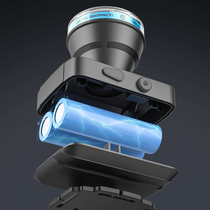 Adjustable Bright LED Headlamp Headlight Rechargeable Battery