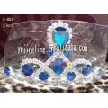 Rhinestone zafiro chica concurso Tiaras