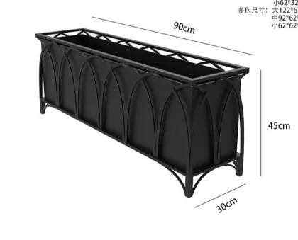 Stainless steel flower bed