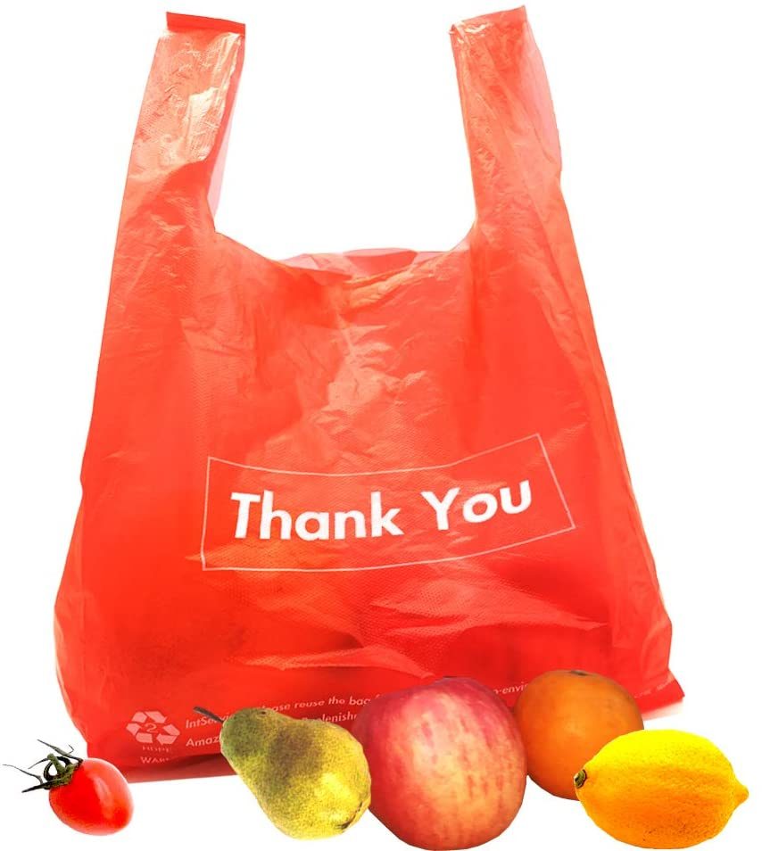 Wholesale Plastic Grocery Thank You Shopping Bag