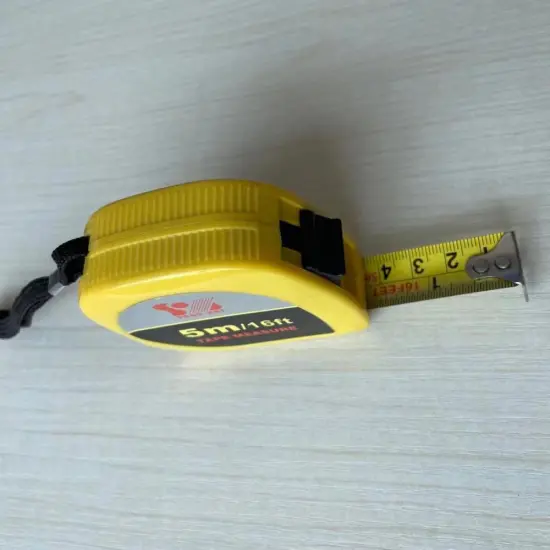 Plastic shell steel tape with double-sided printing