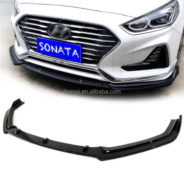 3 PCS Front Bumper Lip Spoiler Splitter Diffuser for Hyundai Sonata 2018-2020