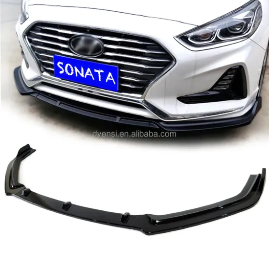 3 PCS Front Bumper Lip Spoiler Splitter Diffuser for Hyundai Sonata 2018-2020